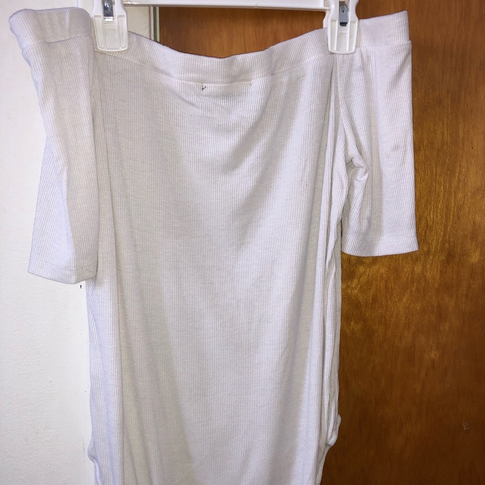 Off the shoulder body suits